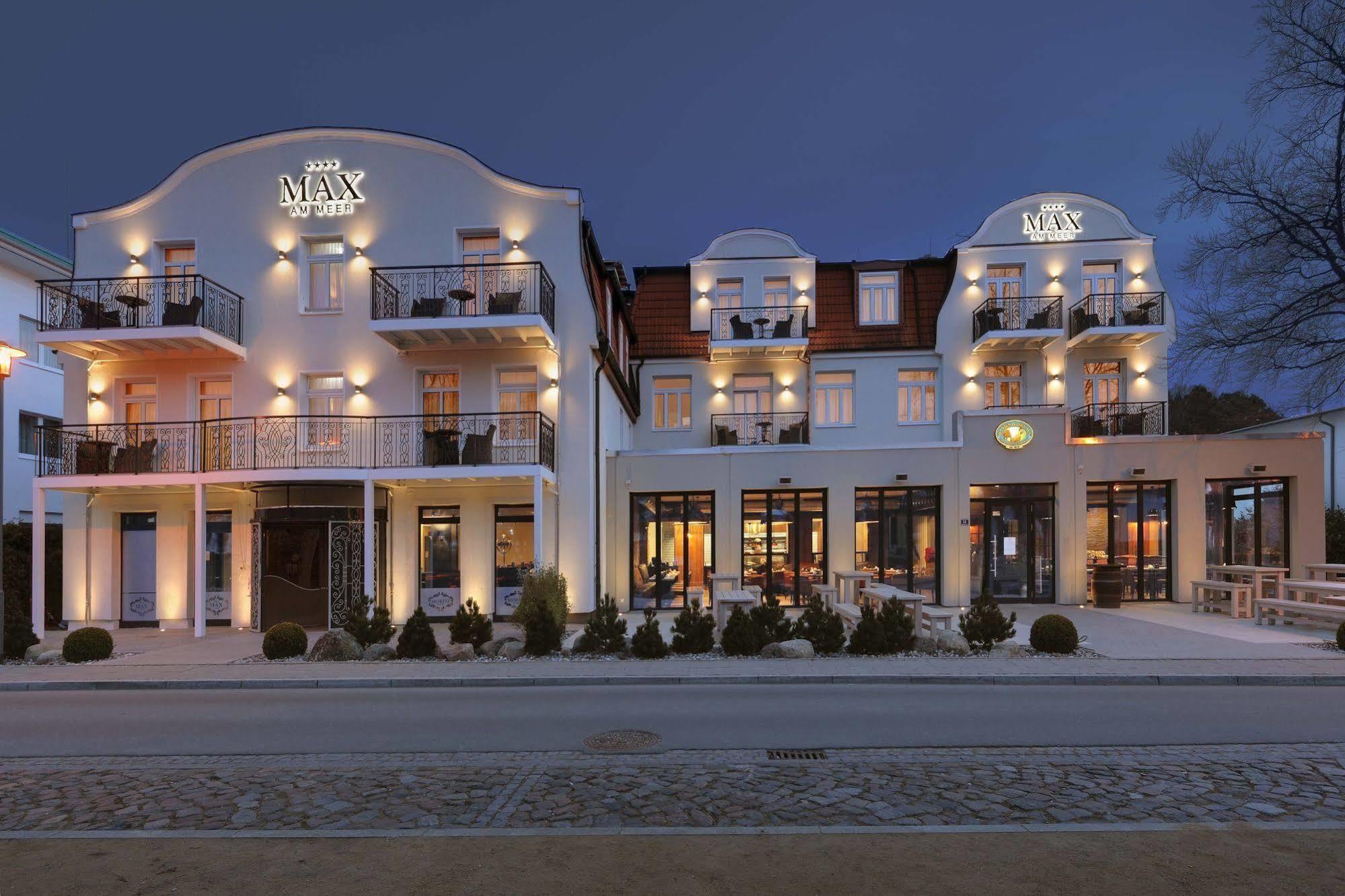 Hotel Max Am Meer Kuehlungsborn Exterior photo